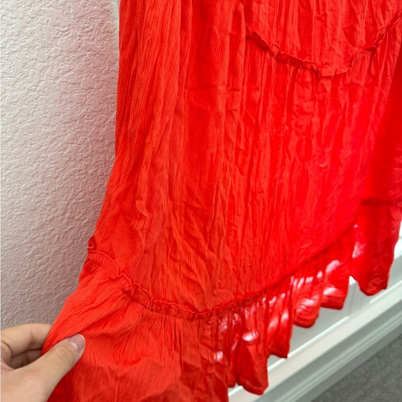 Orange maxi skirt US24 - Picture 3 of 4